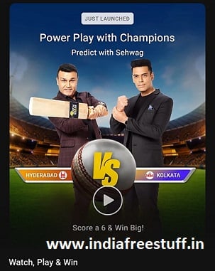 Flipkart Power Play With Champions Quiz Answer Today